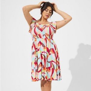 Torrid Mini Supersoft off shoulder dress